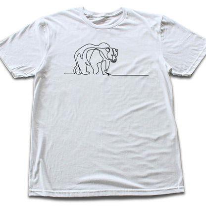 Line Art Bear T-shirt