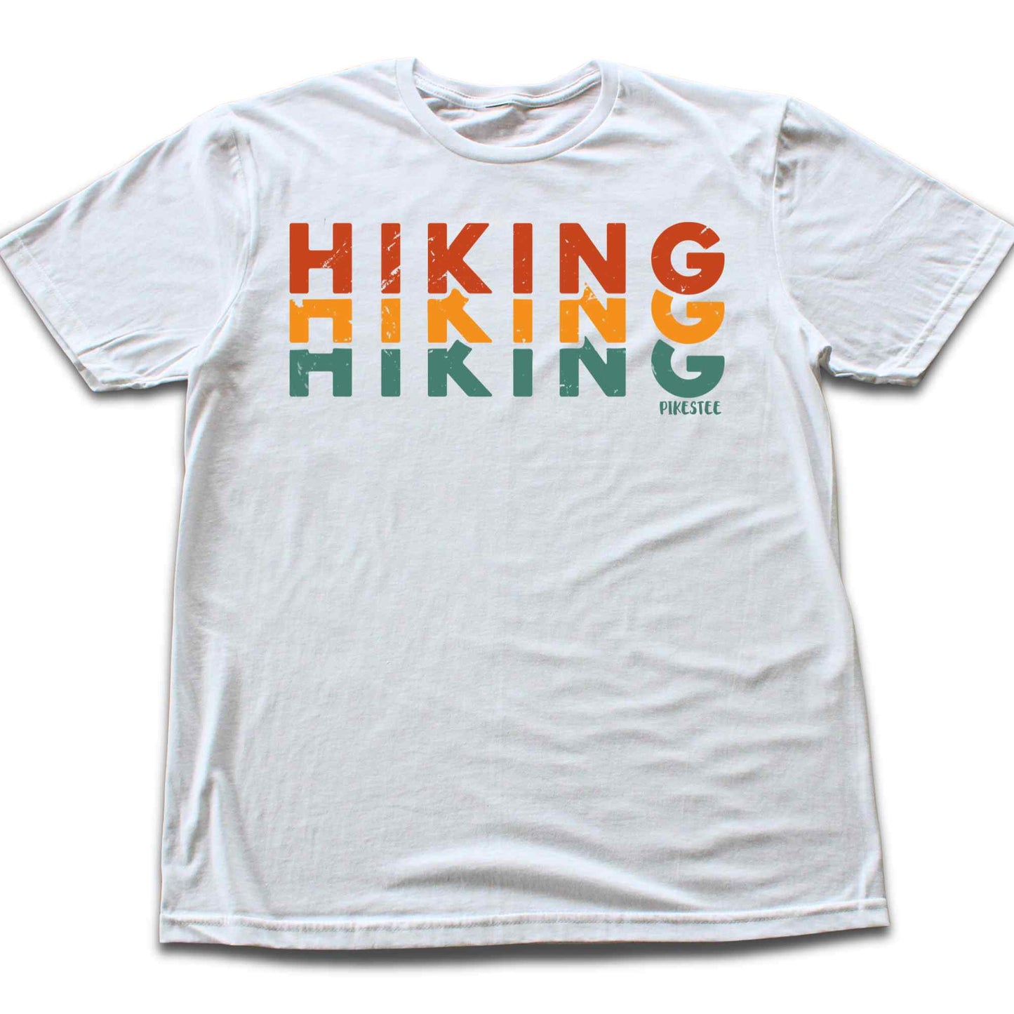 Hiking Colors Typo T-shirt