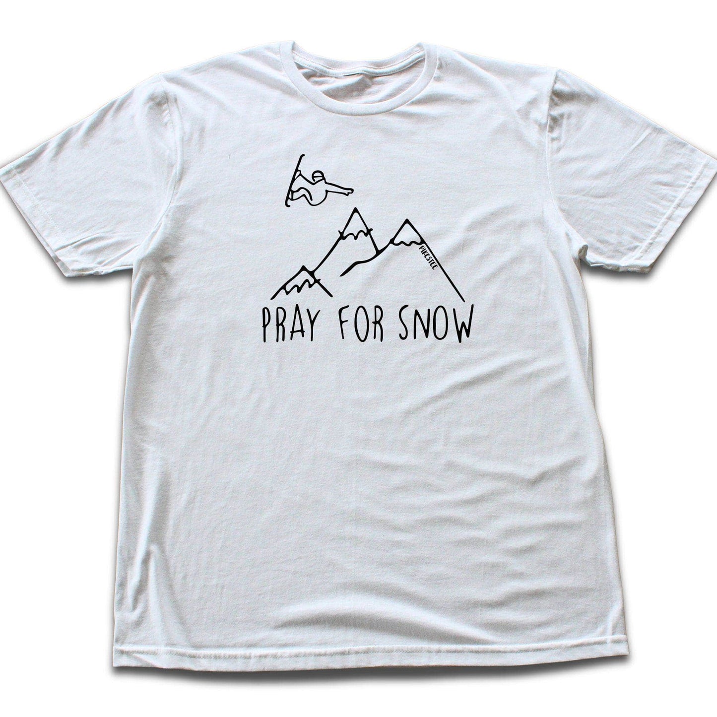 Pray For Snow Snowboard T-shirt