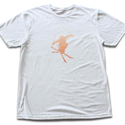 Skier Gradient, Just Ski T-shirt