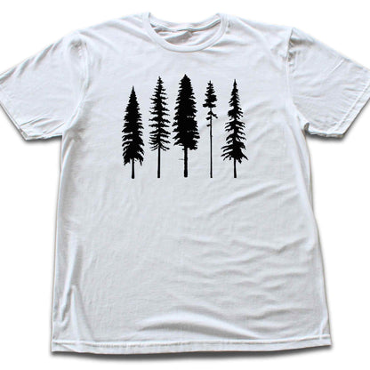 Line Of Pine Trees T-shirt