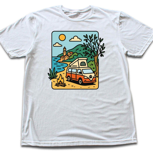Cartoon Van Town T-shirt