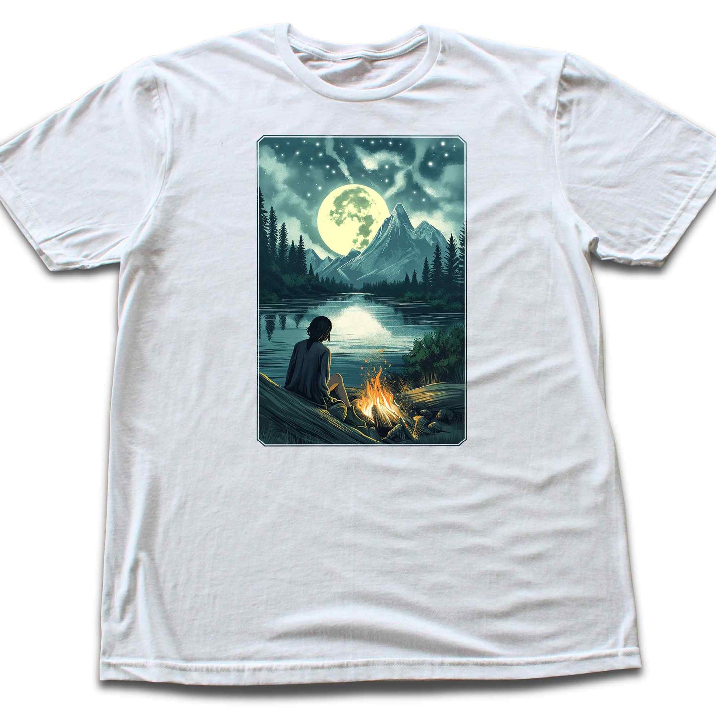 Night landscape Fire Place T-shirt