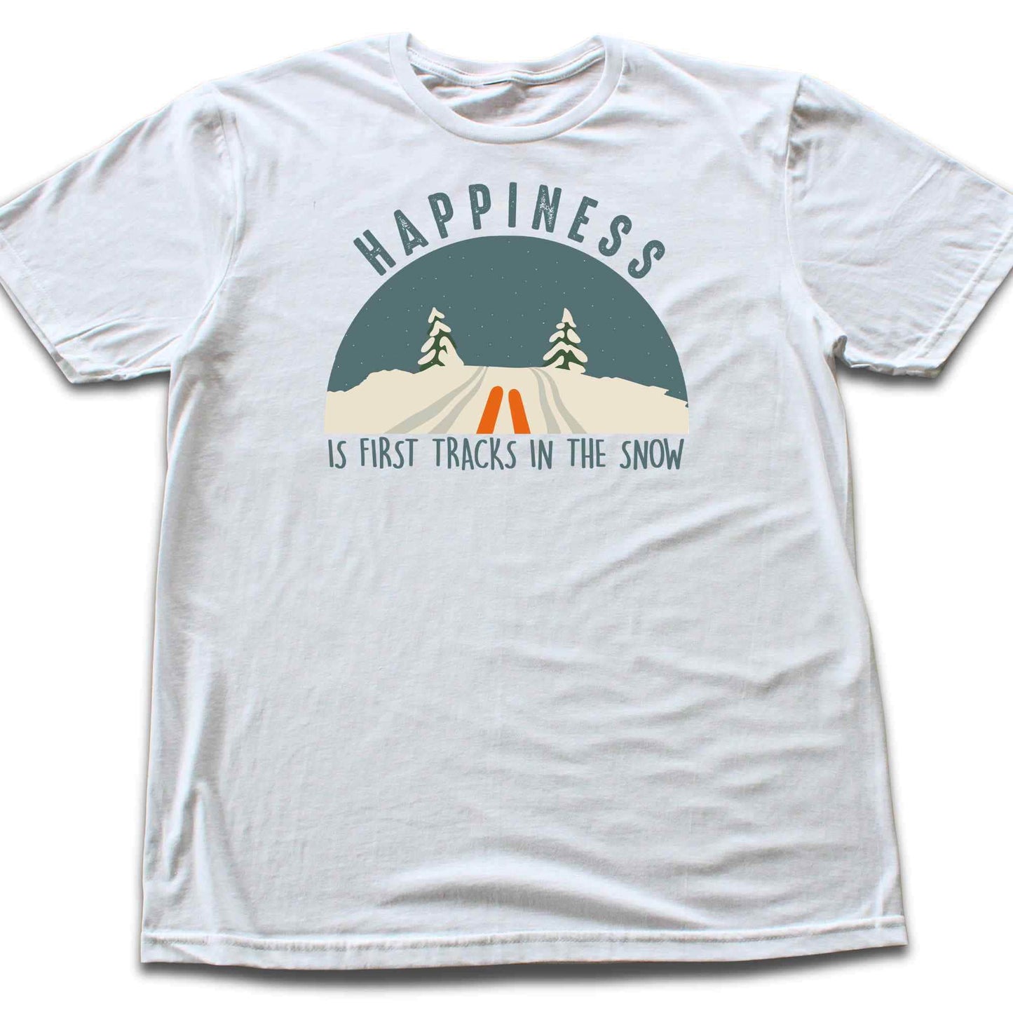 Happiness Is Snow Tracks T-shirt