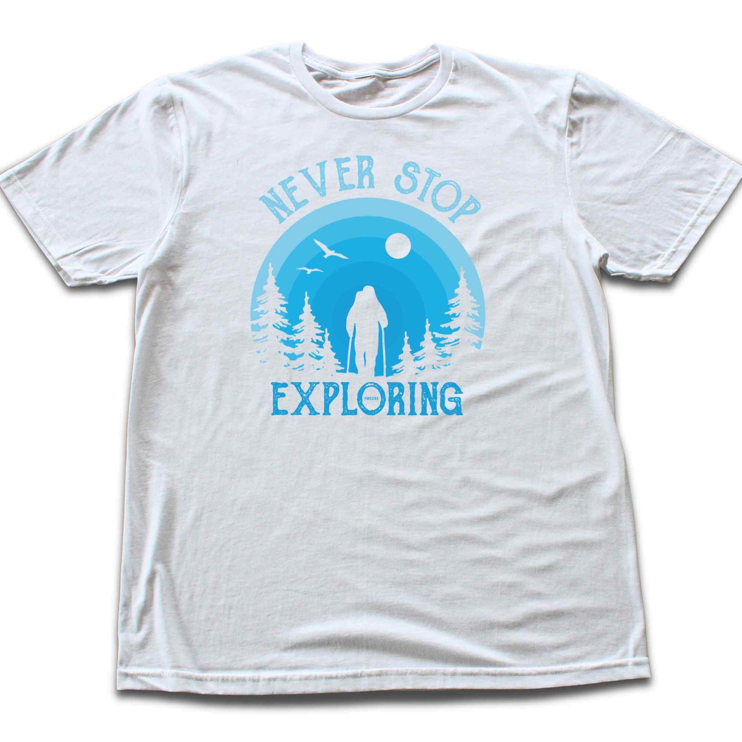 Never Stop Exploring T-shirt