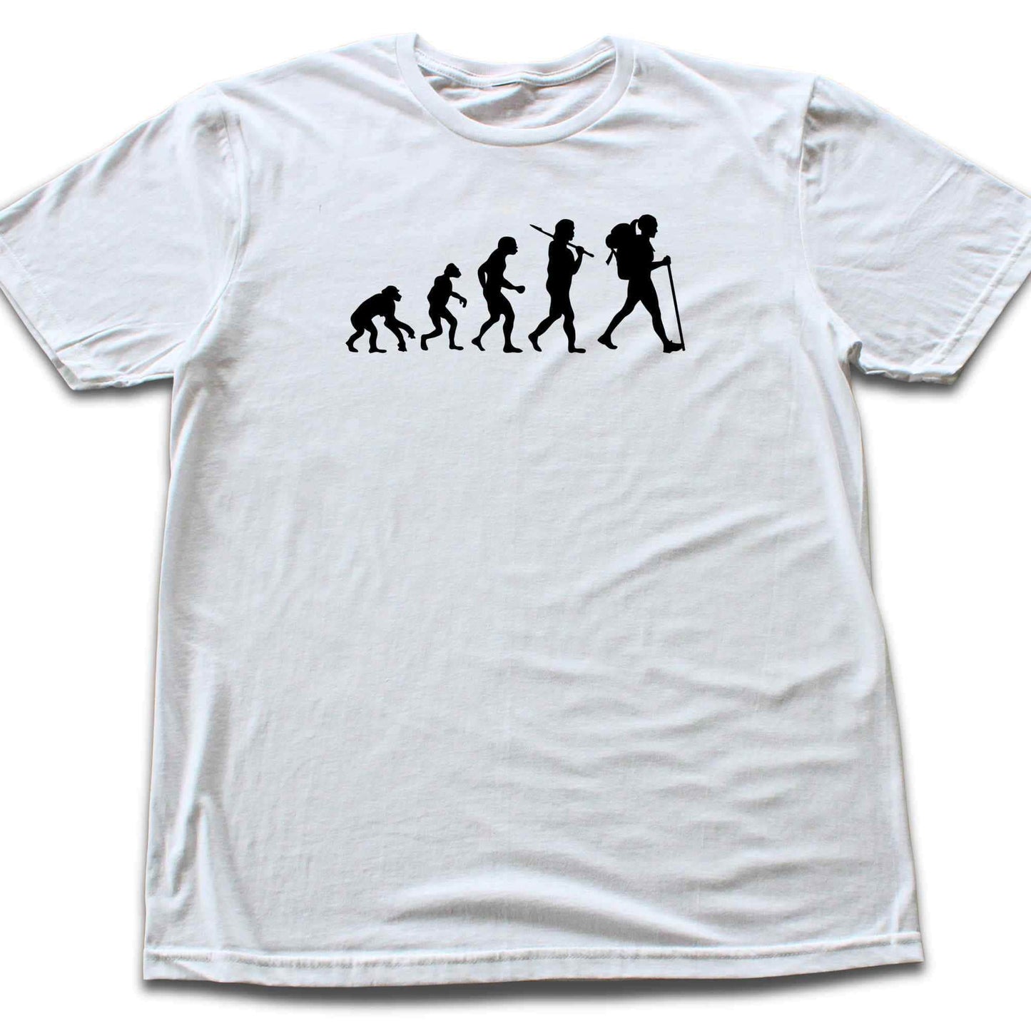 Hiking Girl Evolution T-shirt