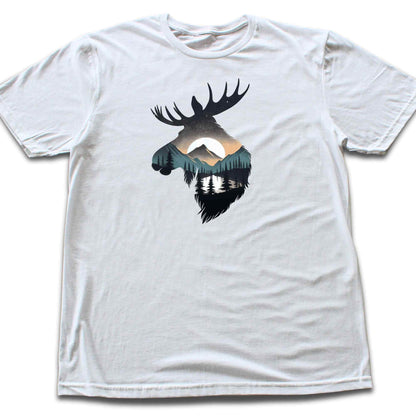 Moose Colorfull Landscape T-shirt