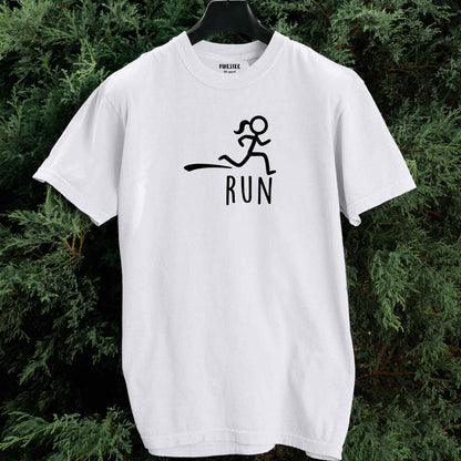 Running Girl Mascot T-shirt