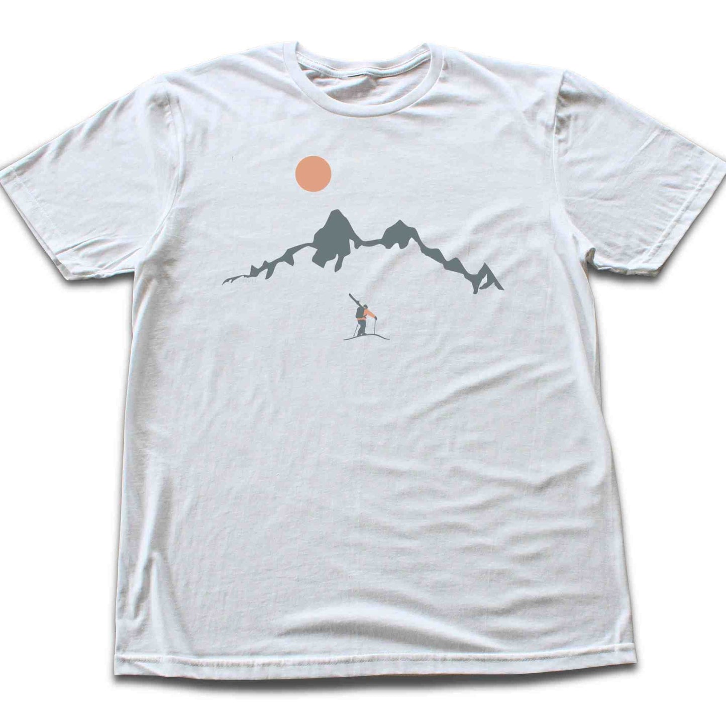 Skier Looking Mountain T-shirt