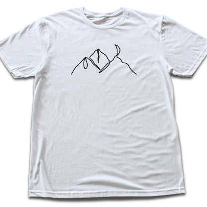 Line Art Montains T-shirt