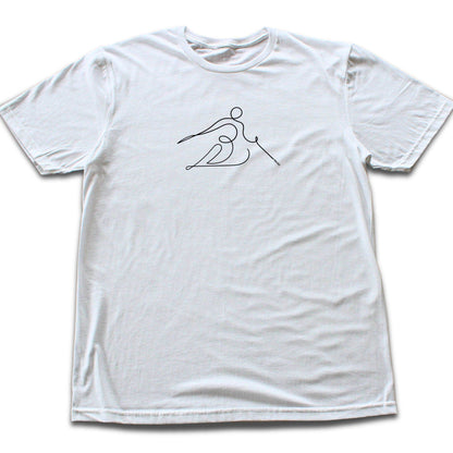 Single Line Skier T-shirt