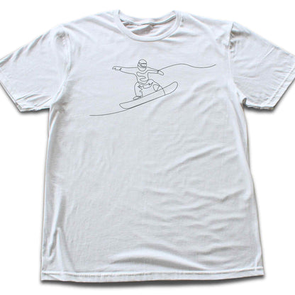 Snowboard Line Art T-shirt