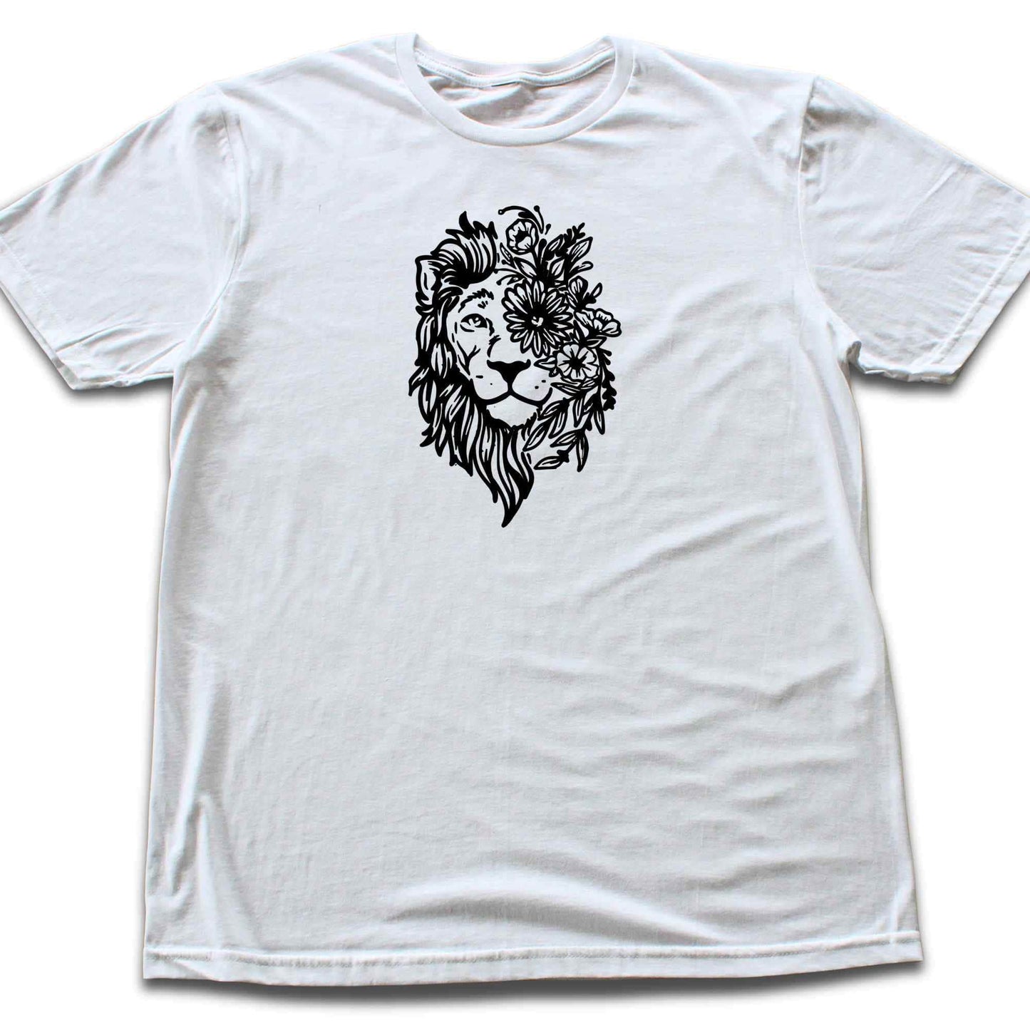 Floral Lion T-shirt