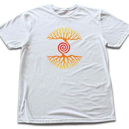 Tree and Roots Spiral T-shirt