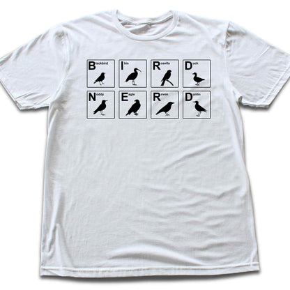 Bird Nerd Nomenclature T-shirt