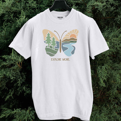 Explore More Butterfly Landscape T-shirt