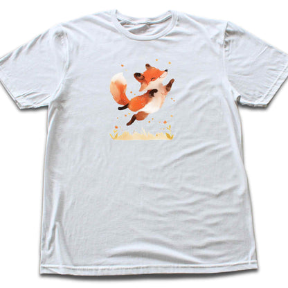 Jumping Cute Fox T-shirt