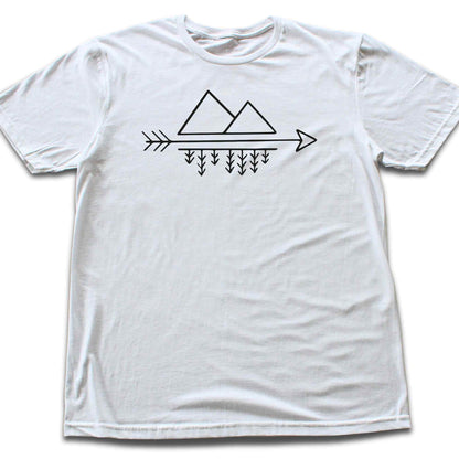 Arrow, Trees and Mountains T-shirt