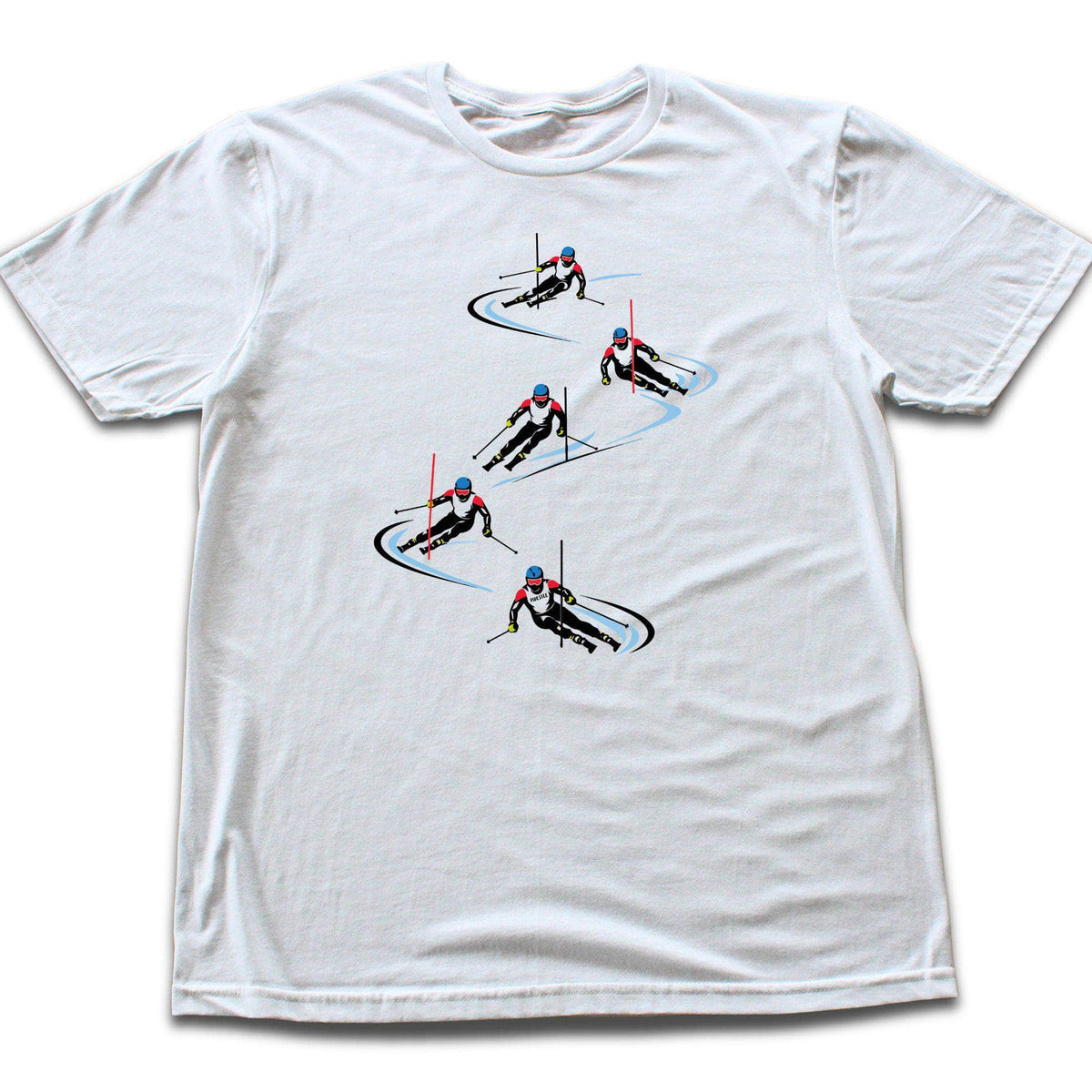 Skier Race Turns T-shirt