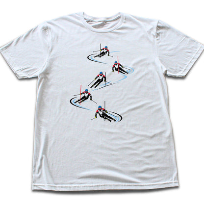 Skier Race Turns T-shirt