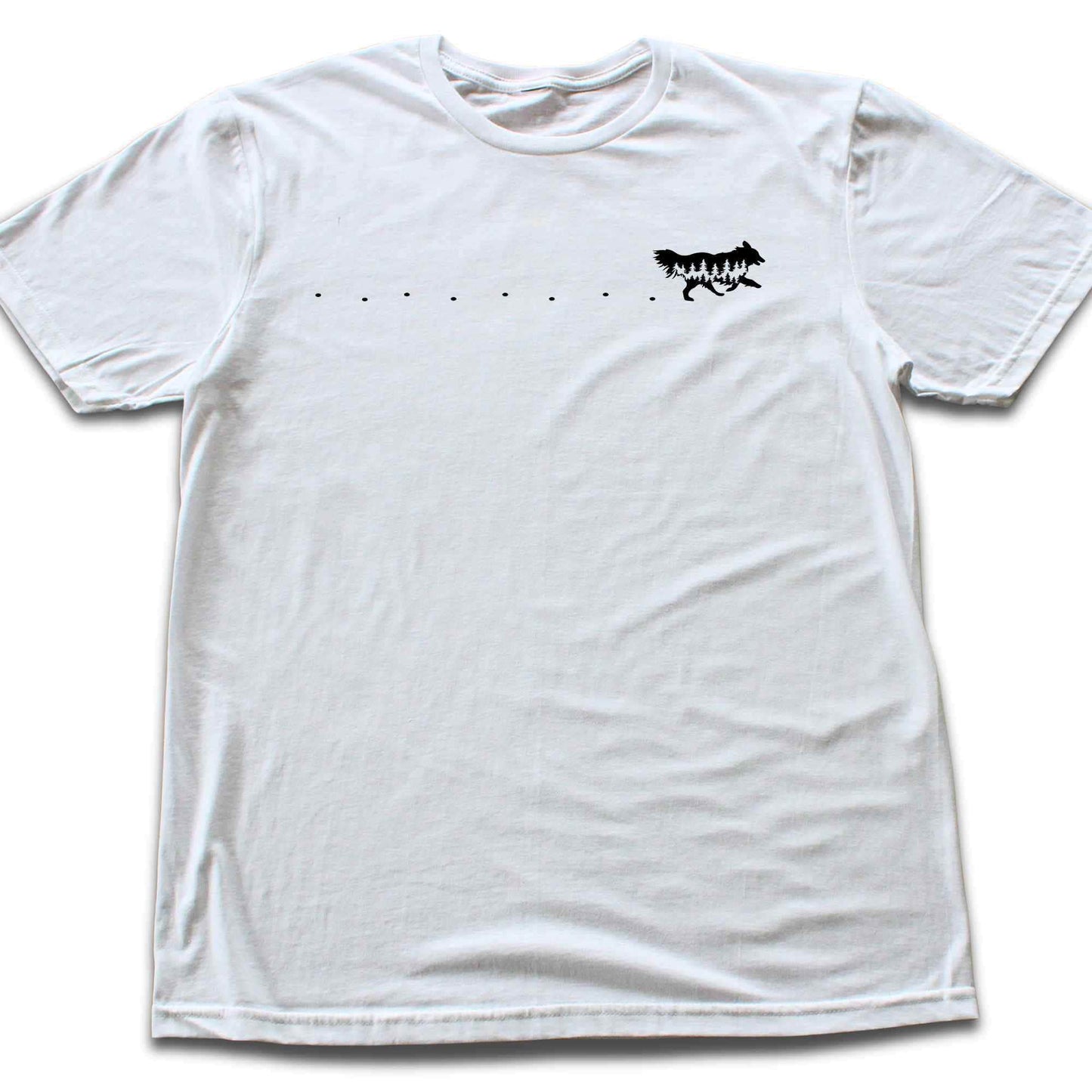 Dog Forest Path T-shirt