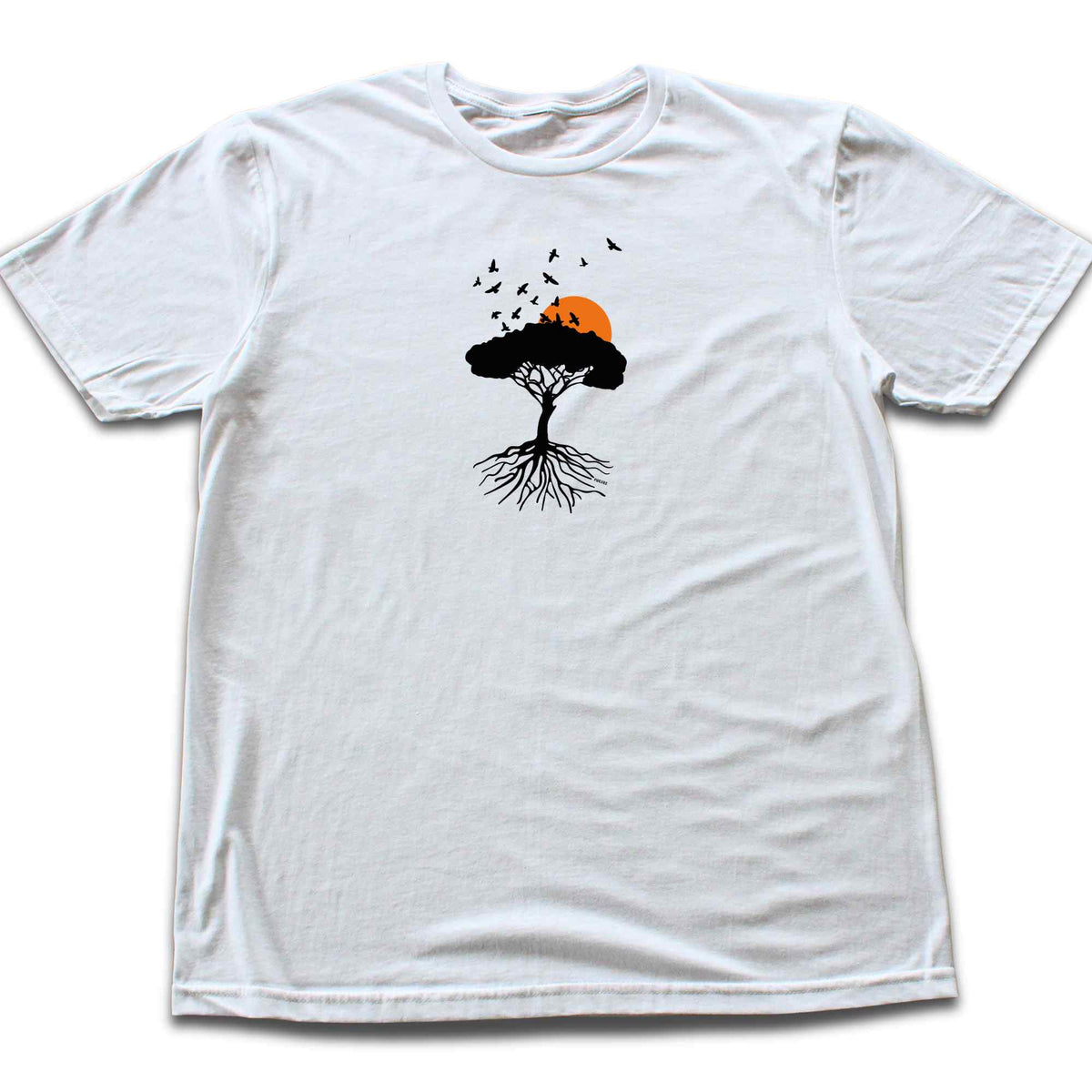 Flying Birds Tree T-shirt