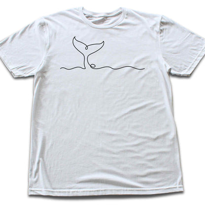 Whale Line art T-shirt