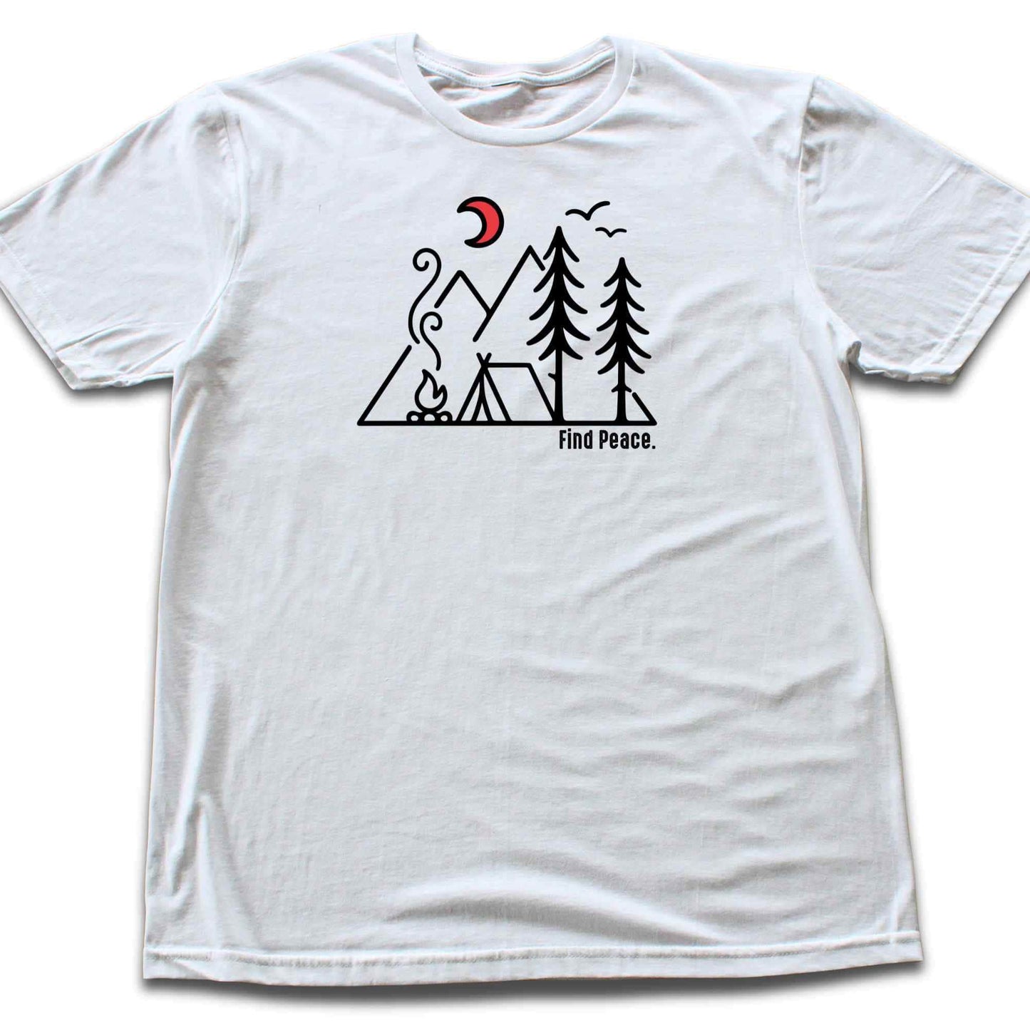 Find Peace Minimalist Camp T-shirt