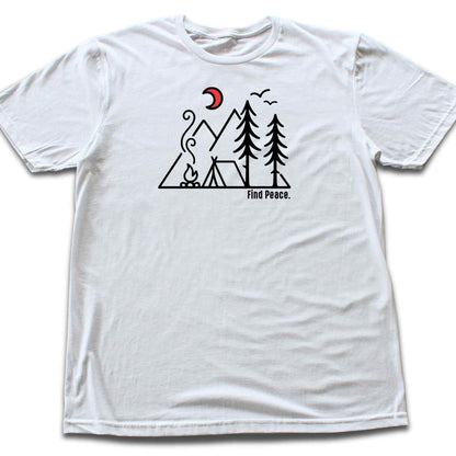 Find Peace Minimalist Camp T-shirt