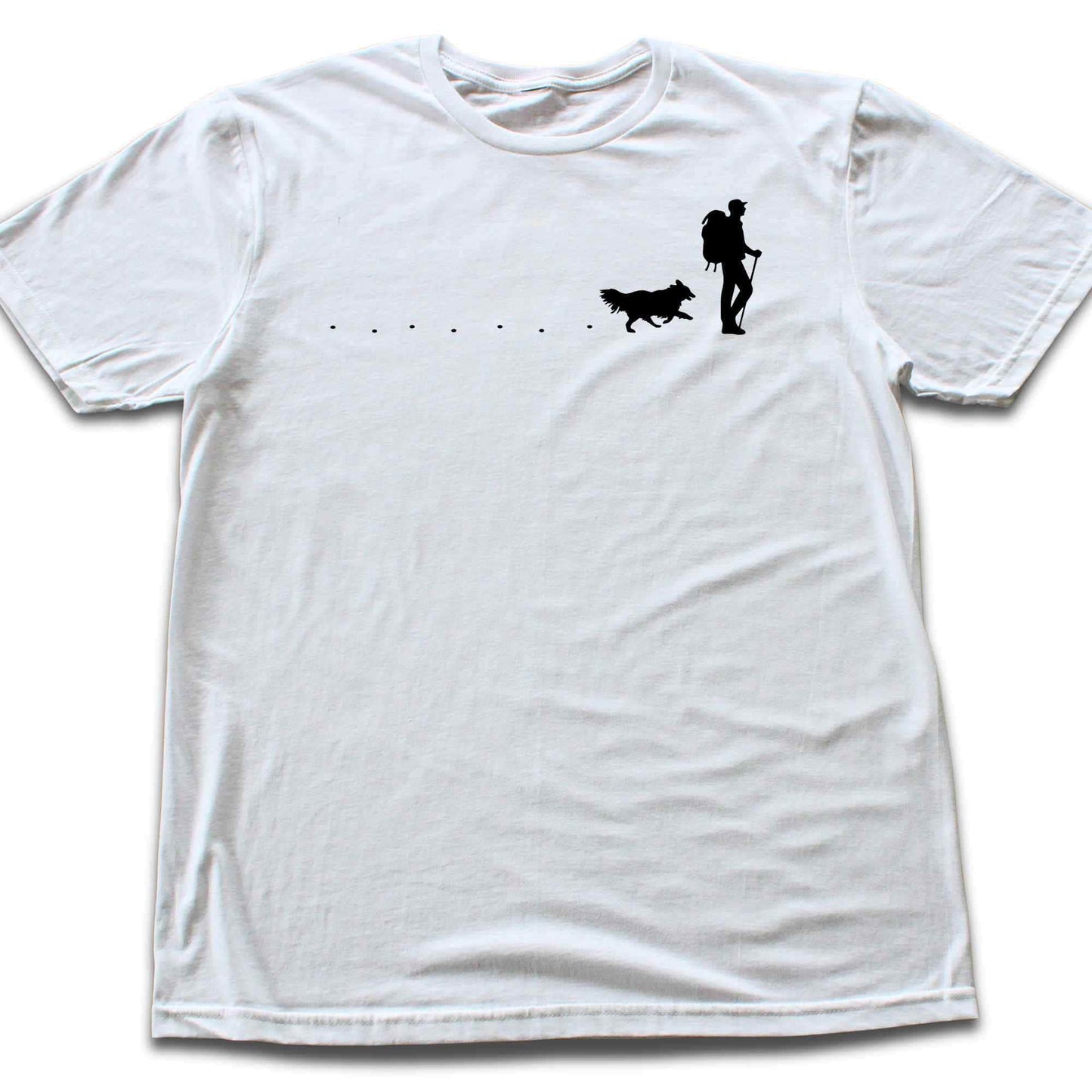 Hiker and Dog Path (man) T-shirt
