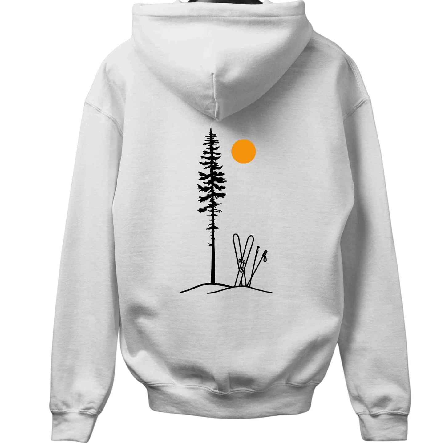 Best Ski Spot Back-Print Hoodie