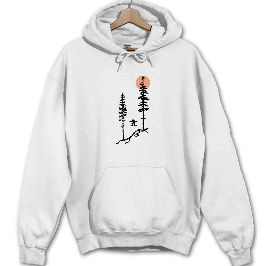 Snowboard Jump Trees Hoodie