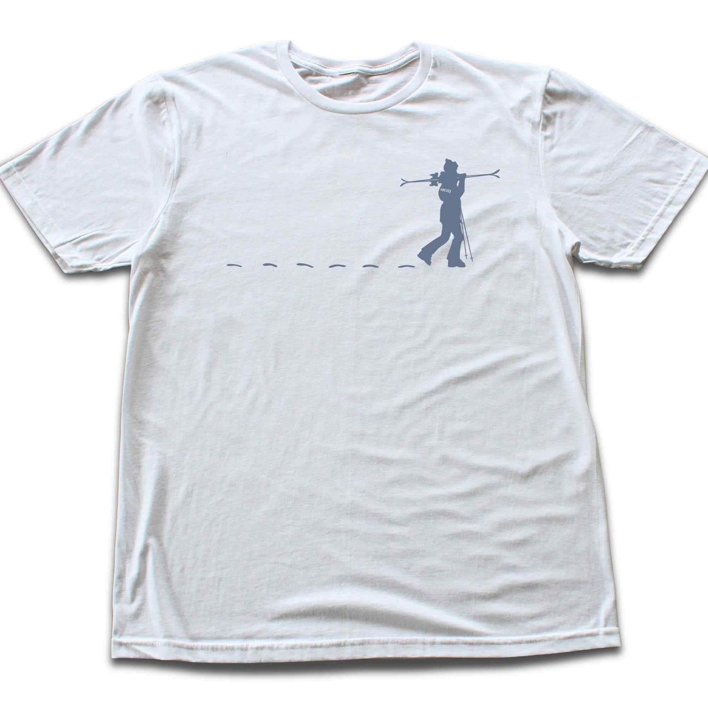 Skier Girl Path T-shirt