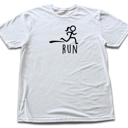 Running Girl Mascot T-shirt