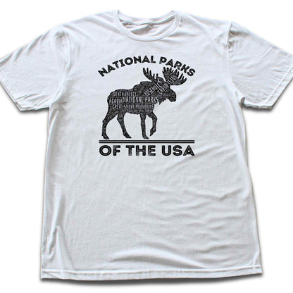 USA  Moose National Park T-shirt