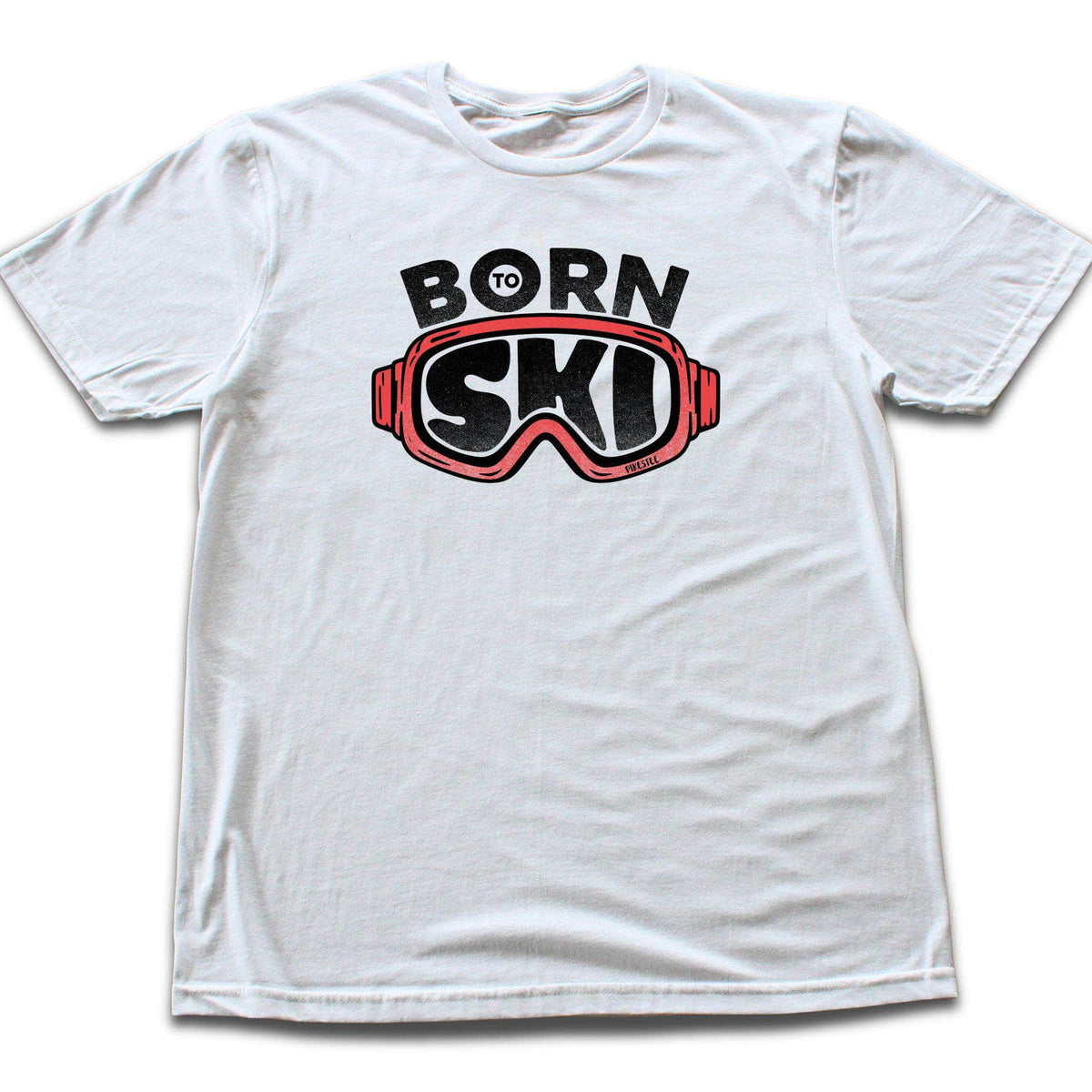 Born To Ski Mask T-shirt