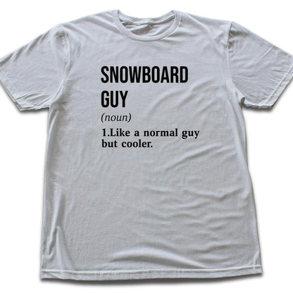 Snowboard Guy Definition T-shirt