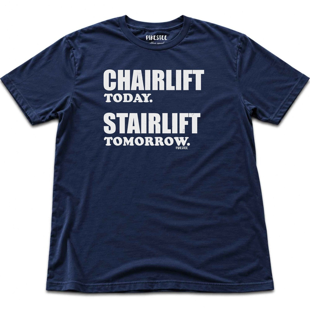 Chair Lift Today T-shirt - Navy
