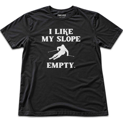 I Like Slope Empty T-shirt - Black