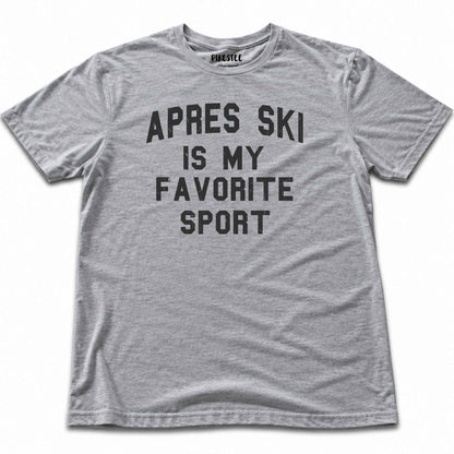 Apres Ski Favorite Sport T-shirt - Sport Grey