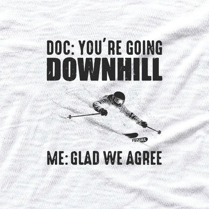 Doc Downhill T-shirt - White - hero
