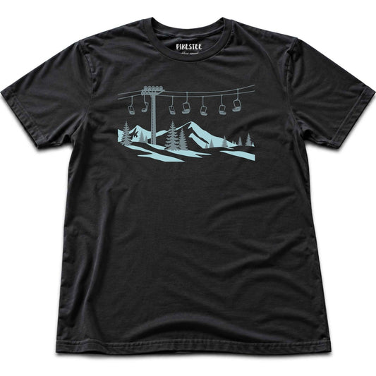 Slope Landscape T-shirt - Black