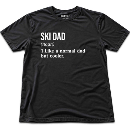 Ski Dad Definition T-shirt - Black