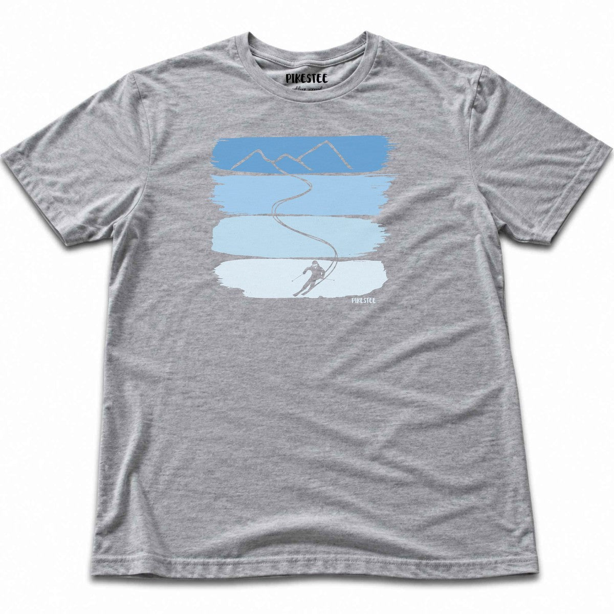 Gradient Ski Path T-shirt - Sport Grey