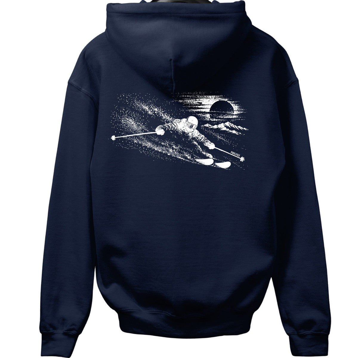 Sun Ski Flow Back-Print Hoodie - Navy