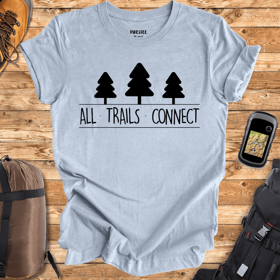 "All Trails Connect" graphic T-shirt