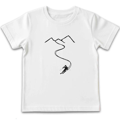 Ski Path Kids T-Shirt