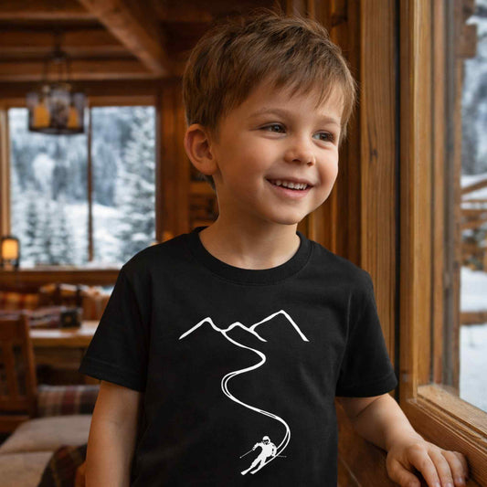 Ski Path Kids T-Shirt