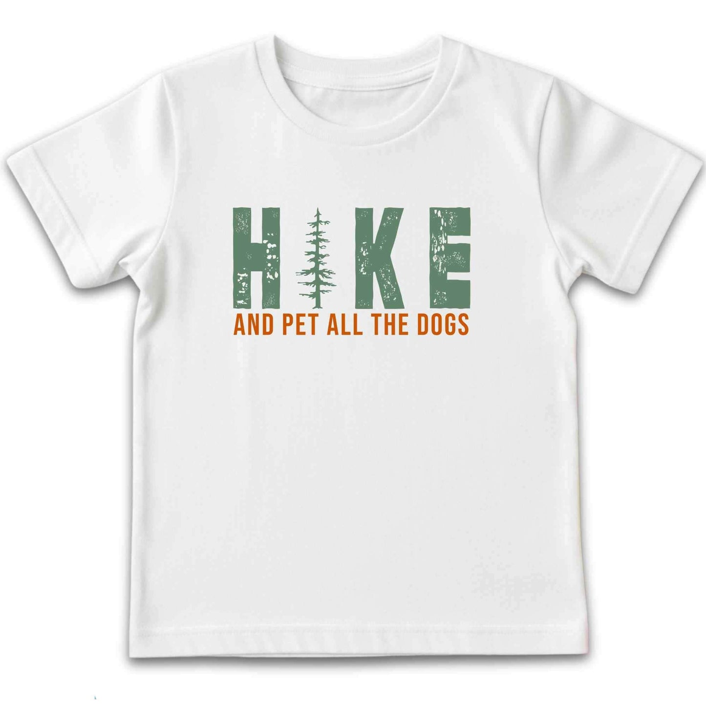 Hike And Pet All The Dogs Kids T-Shirt