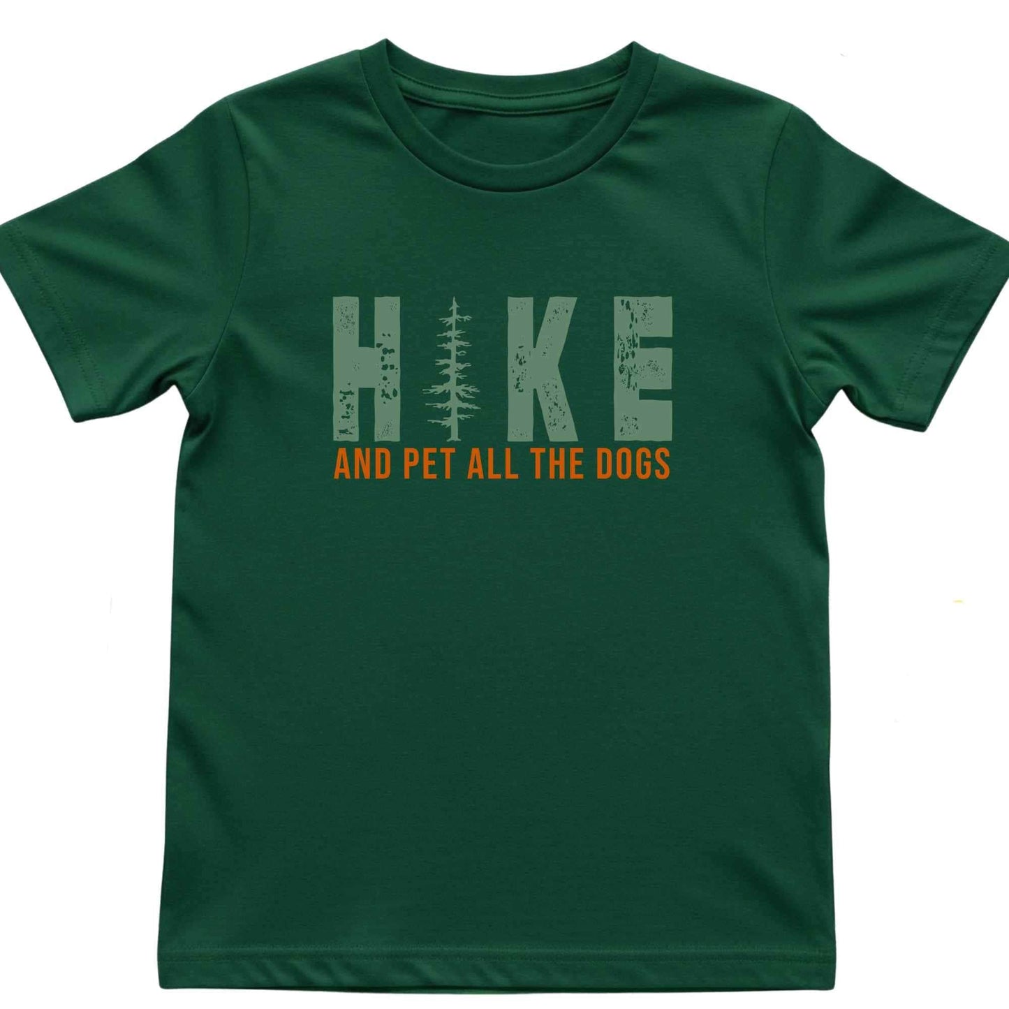 Hike And Pet All The Dogs Kids T-Shirt